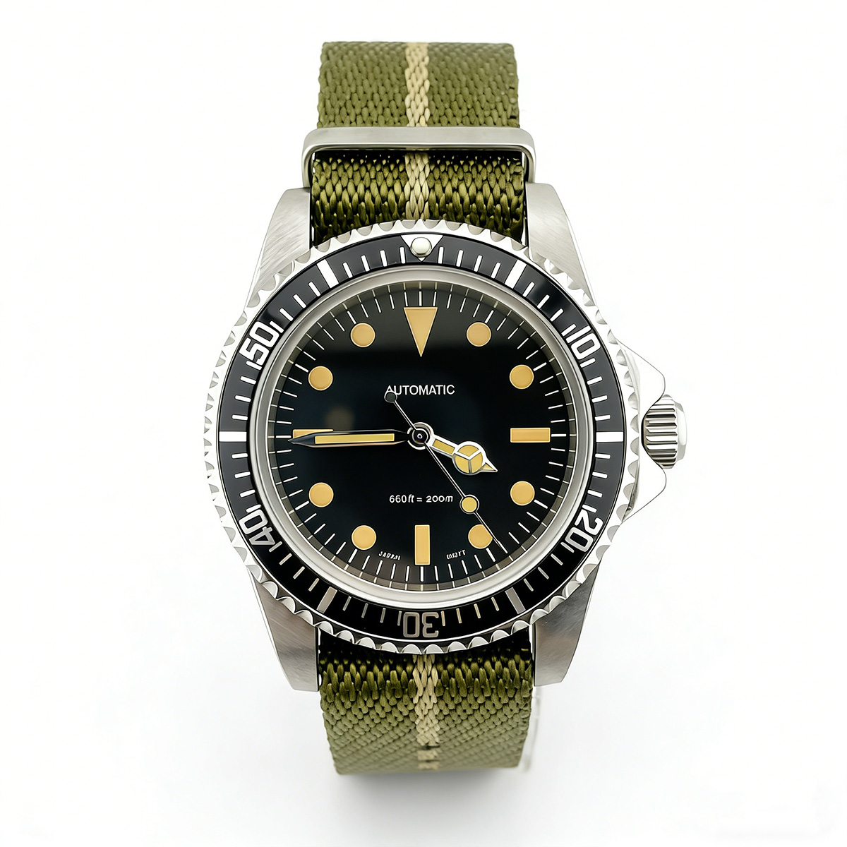 39.5mm Diver Retro watch sapph – обзор и цена Tropic Strap Vintage