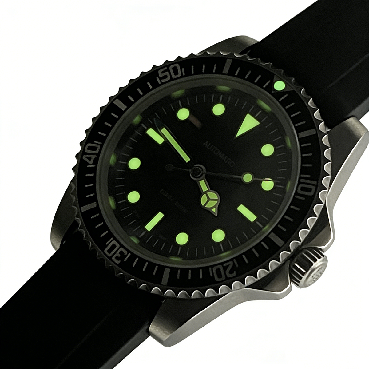 39.5mm Diver Retro watch sapph – обзор и цена Tropic Strap Vintage