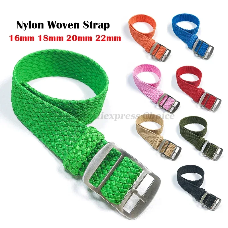 Fabric Woven Nylon Watch Band  – обзор и цена Perlon Strap Woven