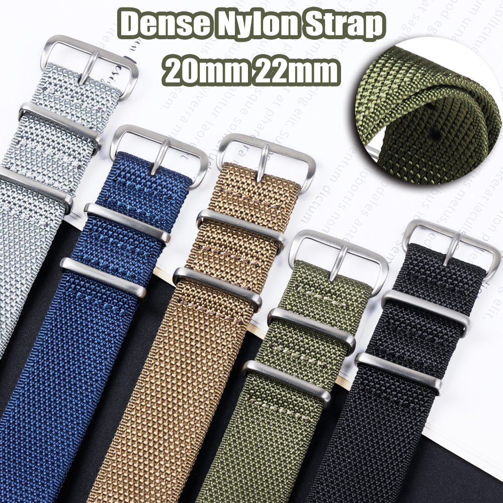 Dense Nylon Strap 20mm 22mm Wo – обзор и цена Perlon Strap Woven