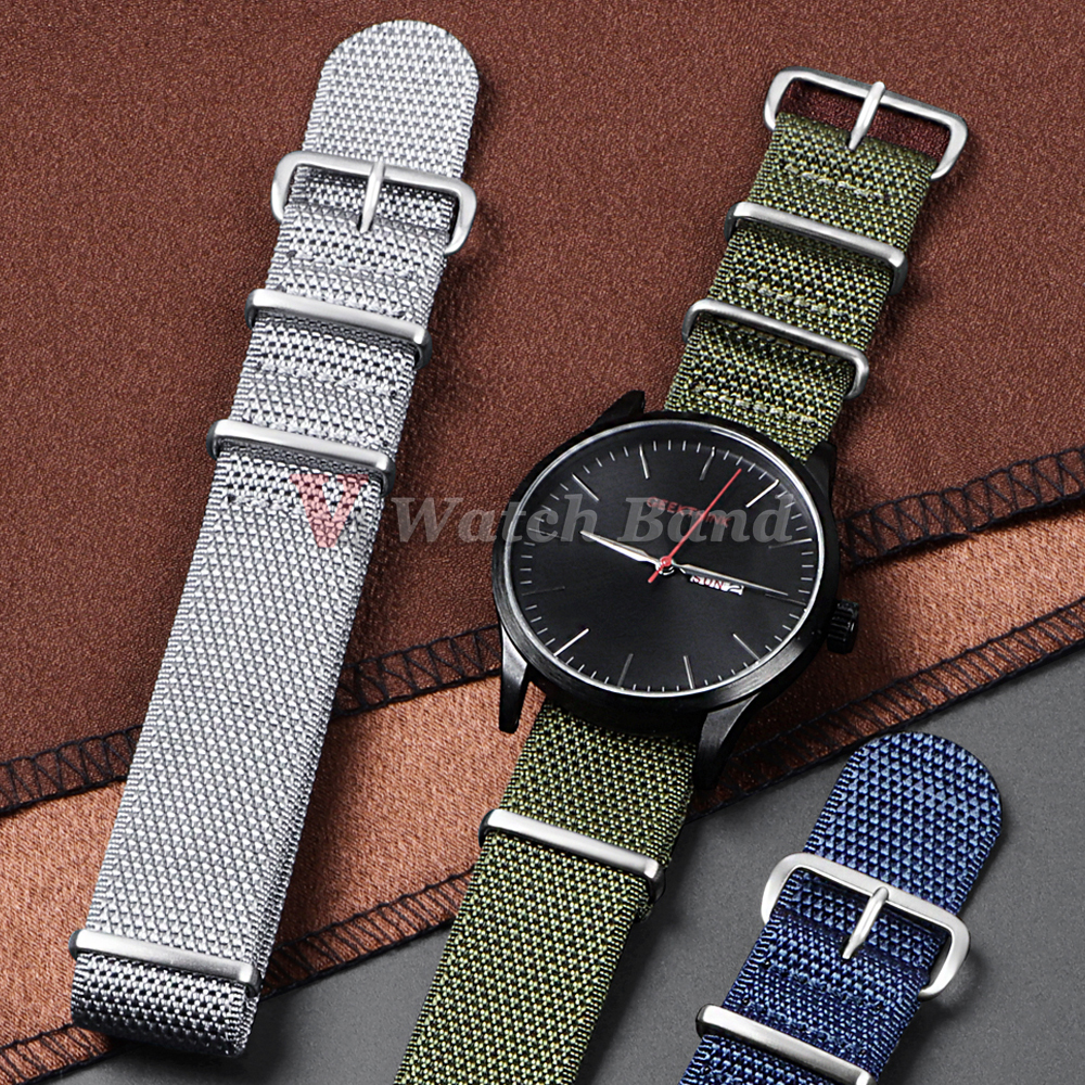 Dense Nylon Strap 20mm 22mm Wo – обзор и цена Perlon Strap Woven